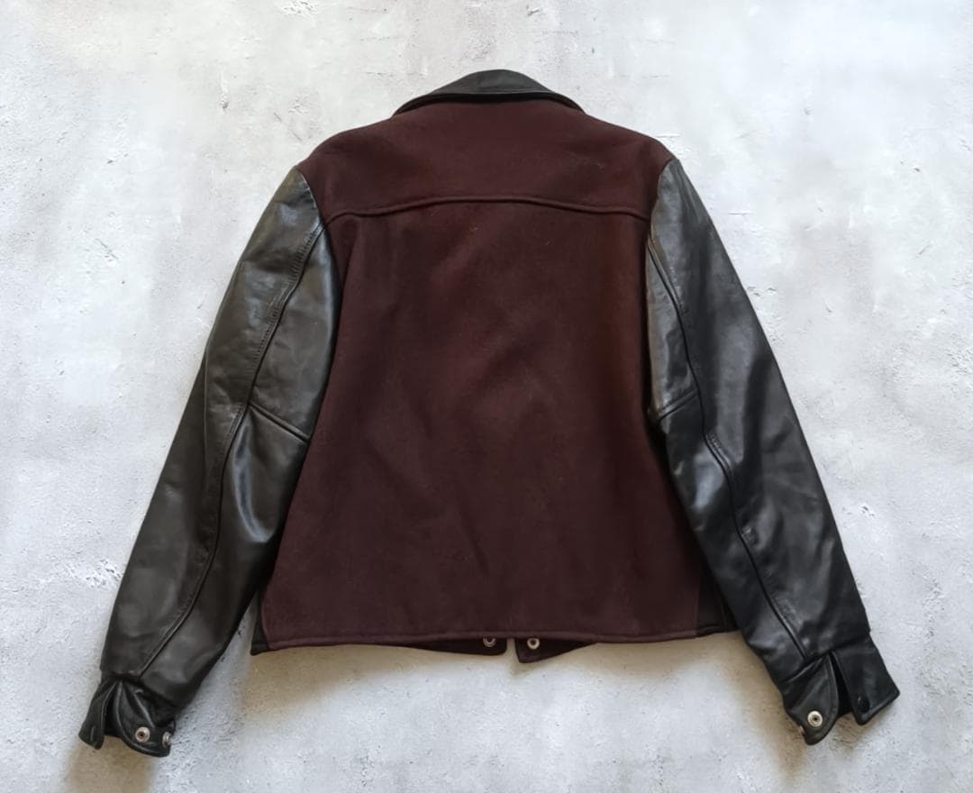 【Moll様用】袖革 スタジャン メルトンボディ ビンテージ