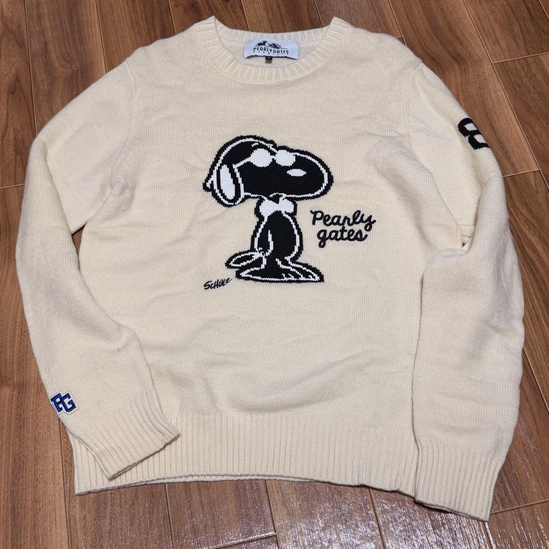 Pearly Gates スヌーピー セーター