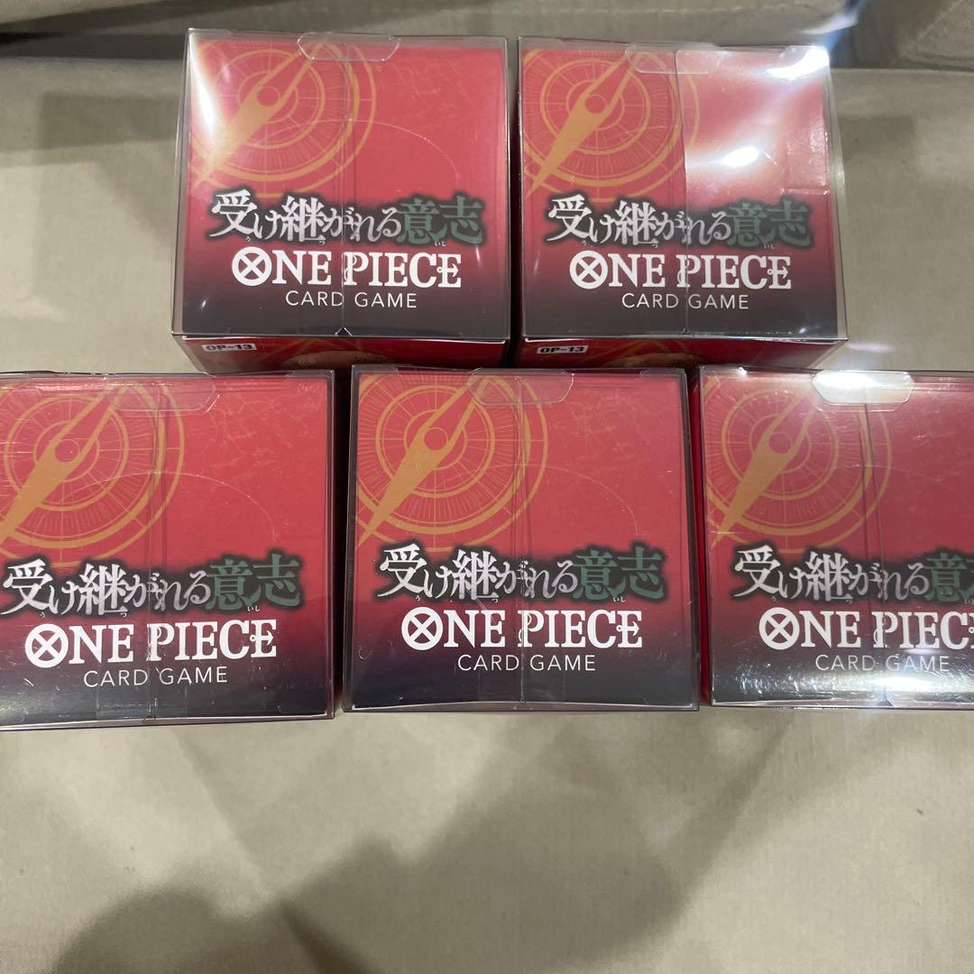 OP-13 受け継がれる意志　テープ付き　5ボックス