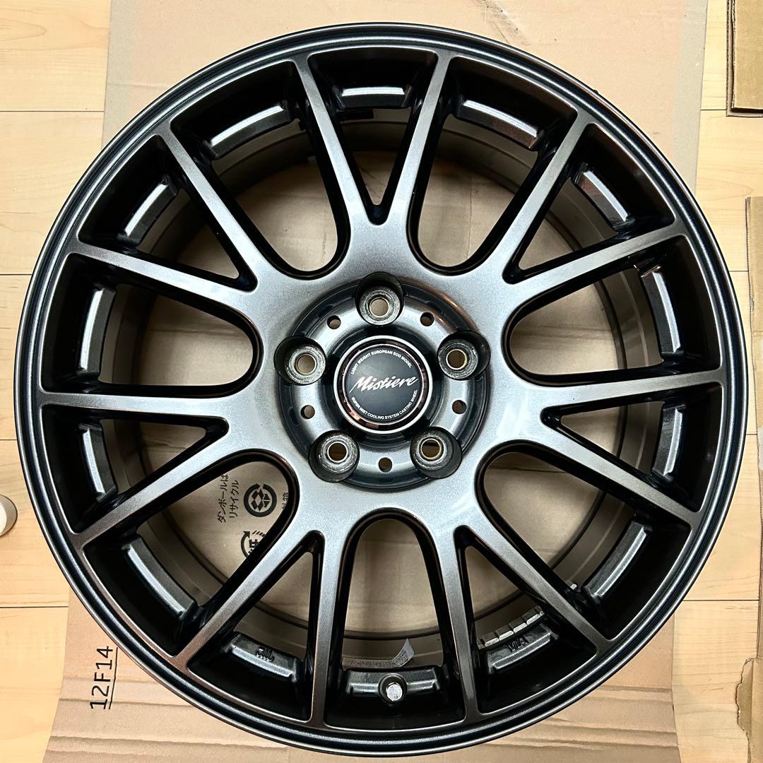 DUNLOP Mistiere 17インチ7J +50 ４本の2本送料込み2/2