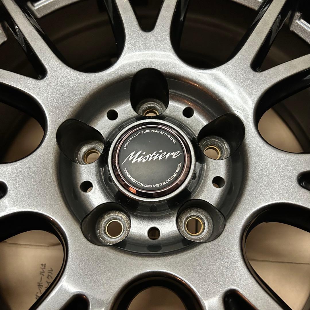 DUNLOP Mistiere 17インチ7J +50 ４本の2本送料込み2/2