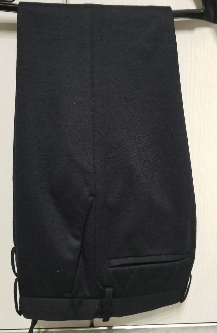 【未使用】ナノユニバース　ダメリーノ ウールミックス　セットアップ 　ネイビーM