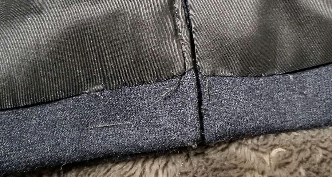 【未使用】ナノユニバース　ダメリーノ ウールミックス　セットアップ 　ネイビーM