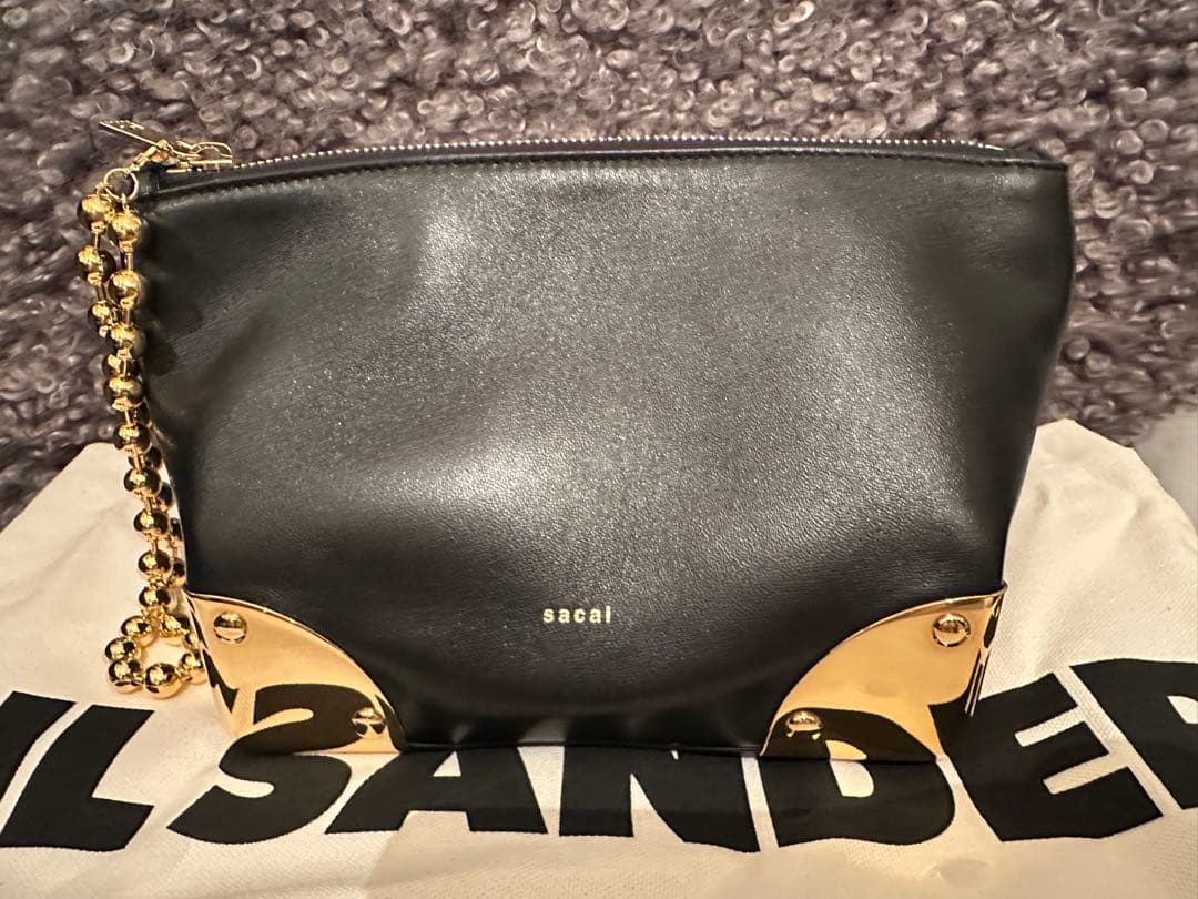 Sacai コーナーメタルクラッチ