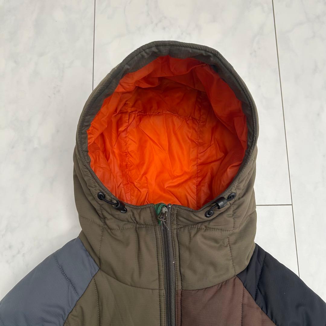 Columbia hooded puffer jacket マルチカラー　00s