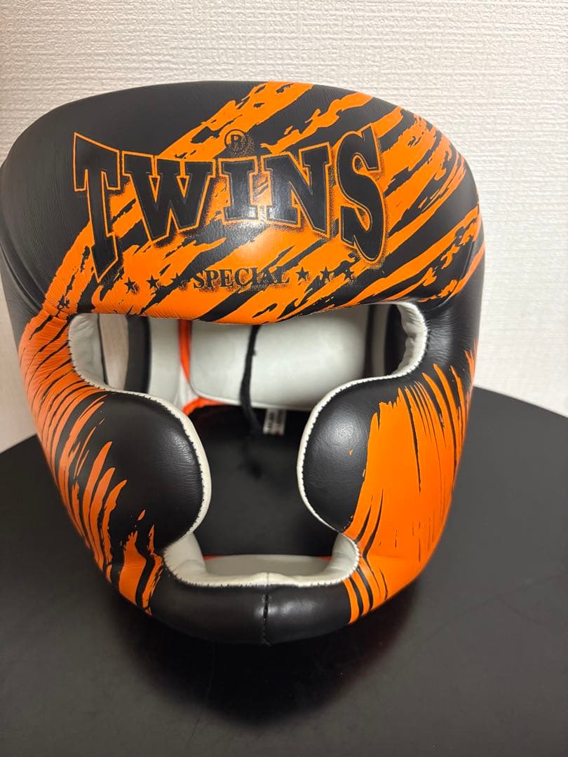 TWINS SPECIAL ボクシング ヘッドギア オレンジ/ブラック