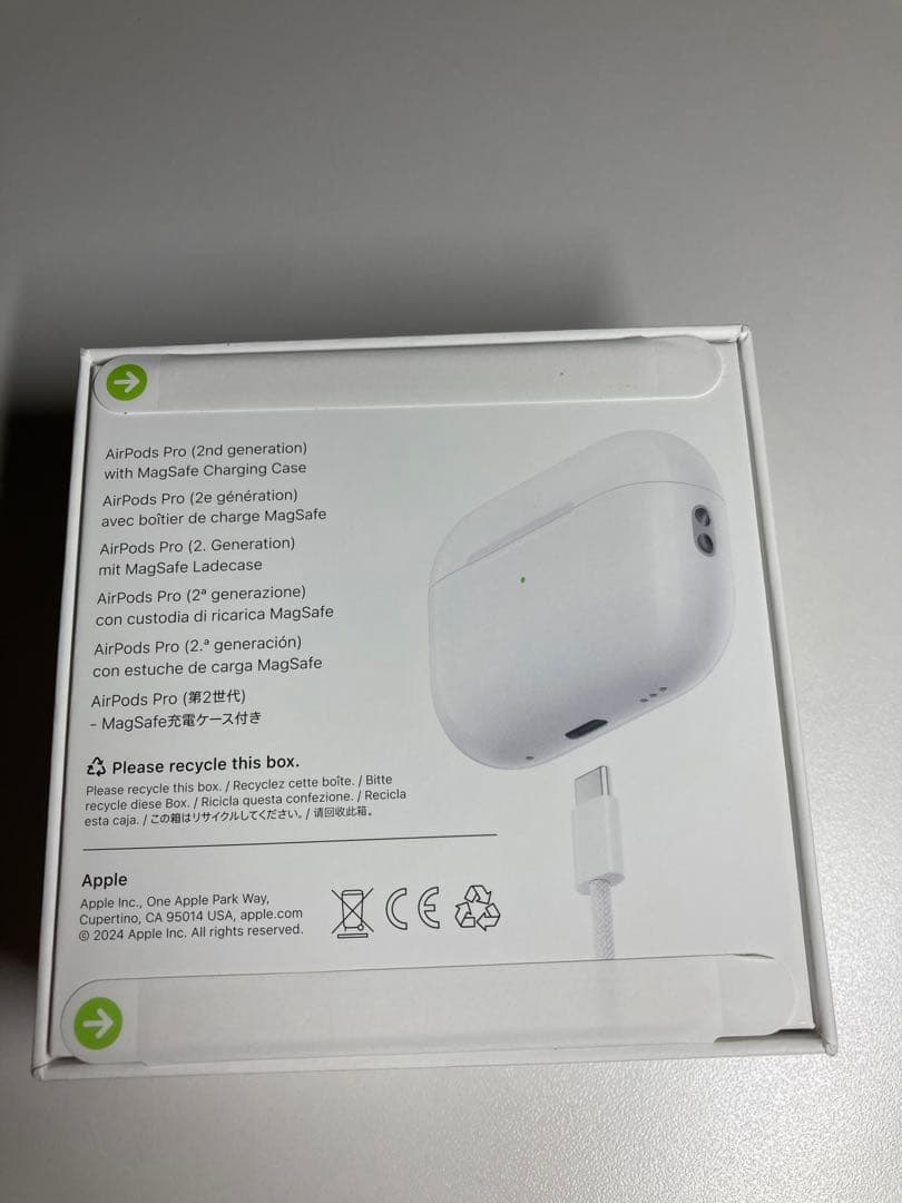 AirPods pro 第2世代(2025/7/21 日本のAmazonで購入)