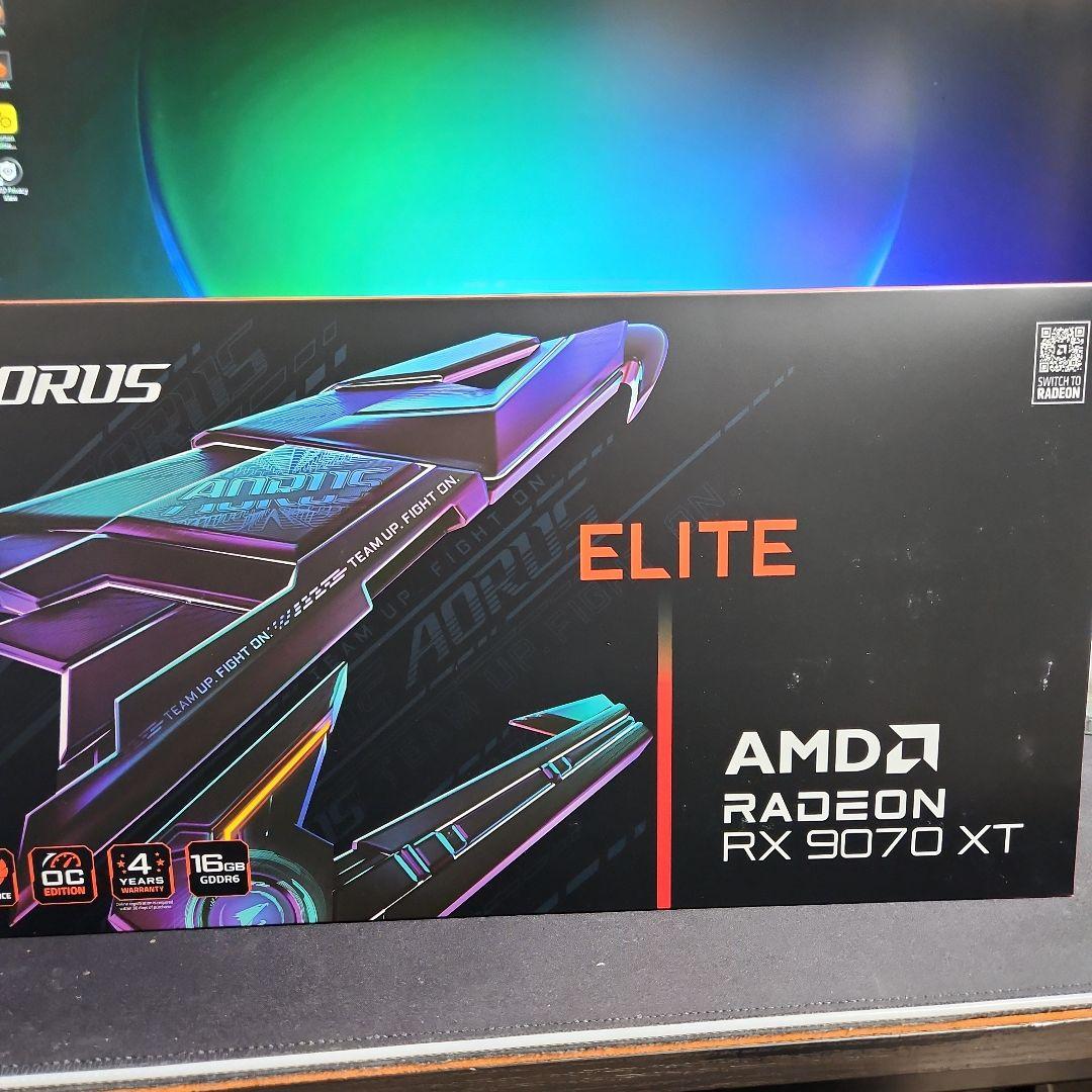 グラフィックボード・グラボ・ビデオカード AMD RADEON 9070XT GIGABYTE AORUS ELITE
