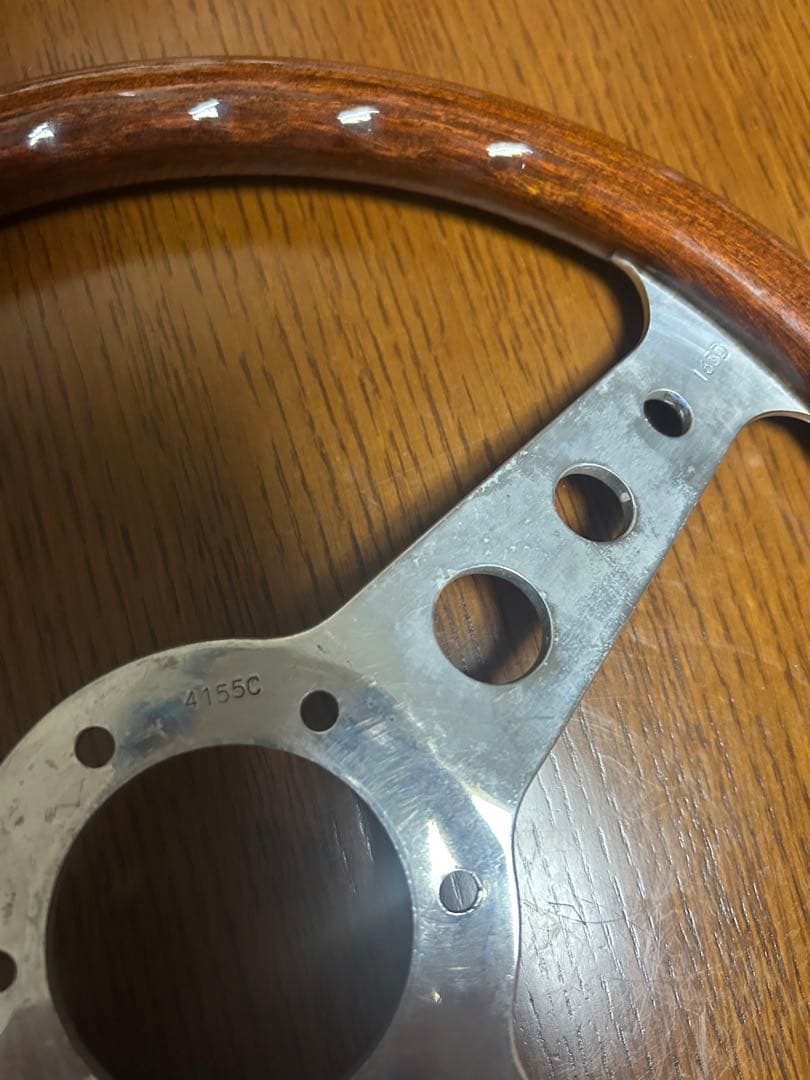 正規品momo モモ スーパーインディ ステアリング ハンドル ナルディ ウッド