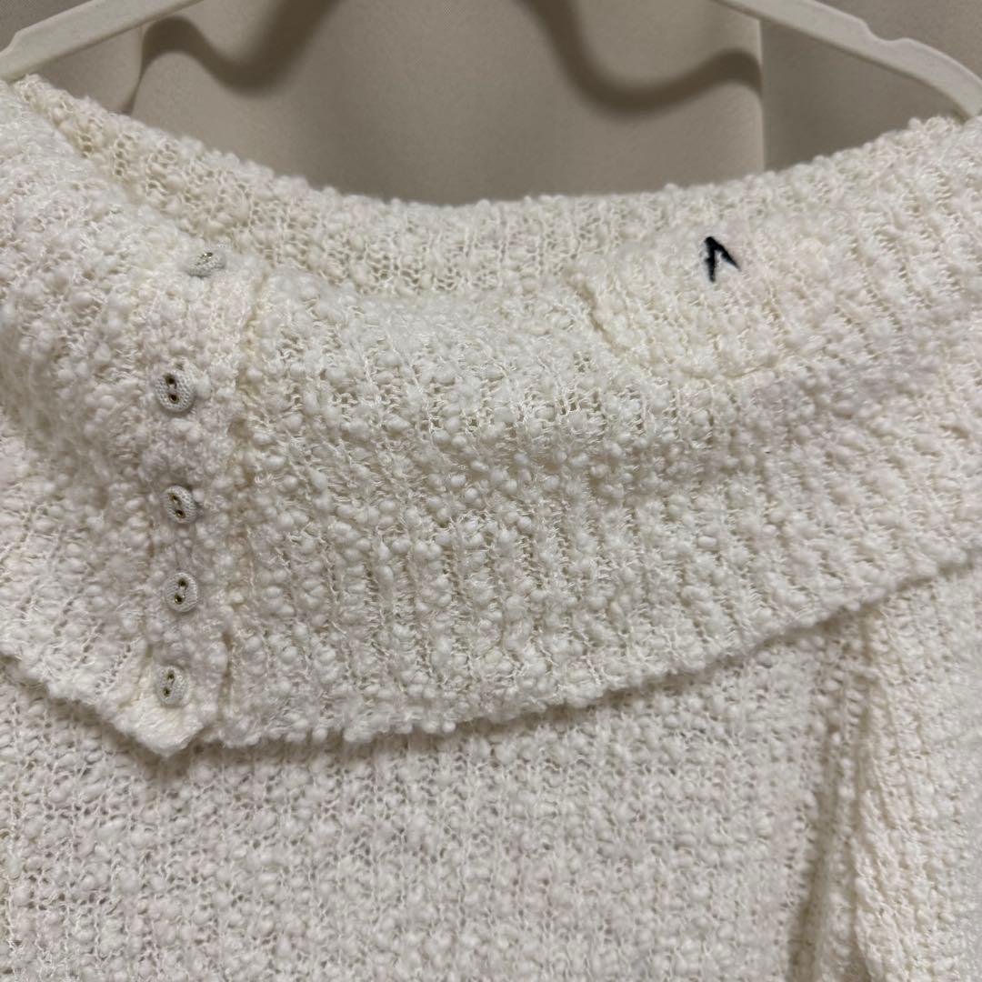 andmary Aurora knit mini dress ニットワンピース