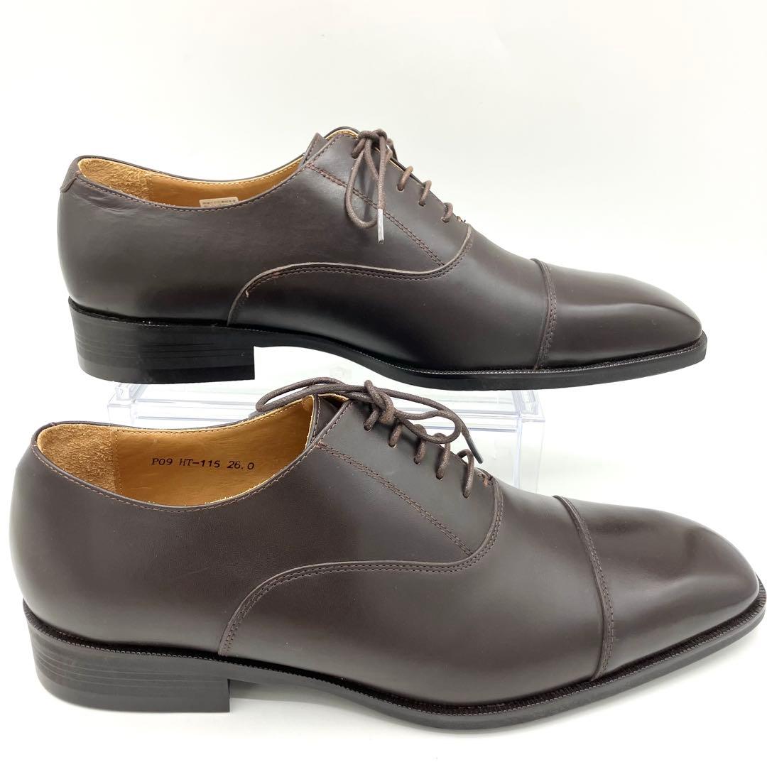 ヒルトン　ビジネスシューズ　26cm ストレートチップ　HT115 内羽根