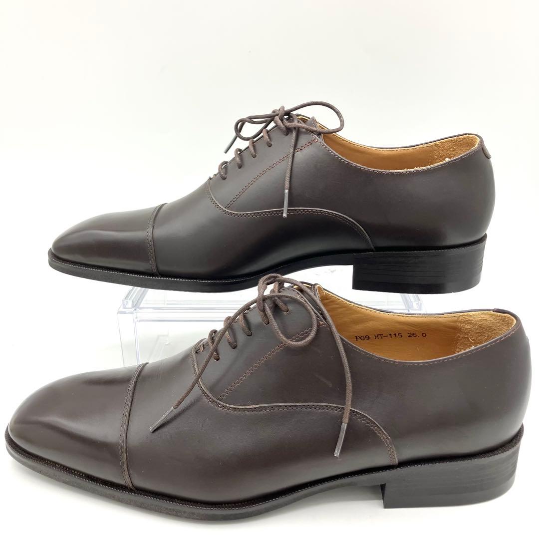 ヒルトン　ビジネスシューズ　26cm ストレートチップ　HT115 内羽根