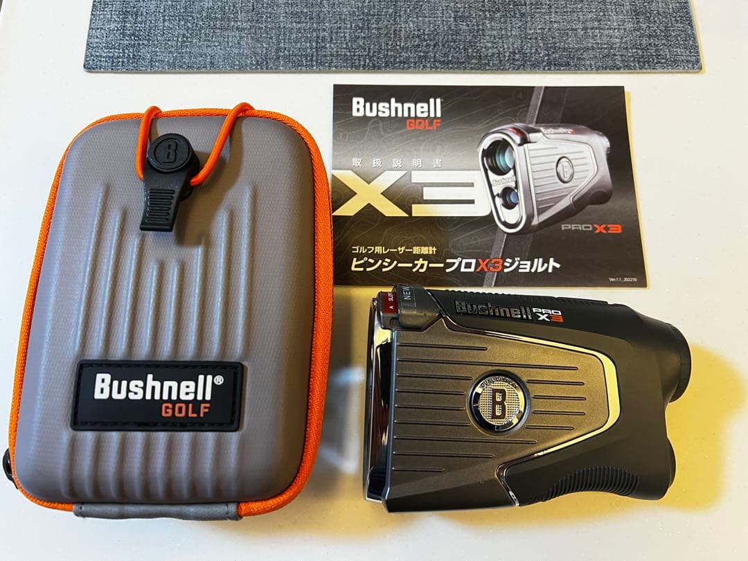 Bushnell Pro X3 ゴルフ用距離計 ケース付き