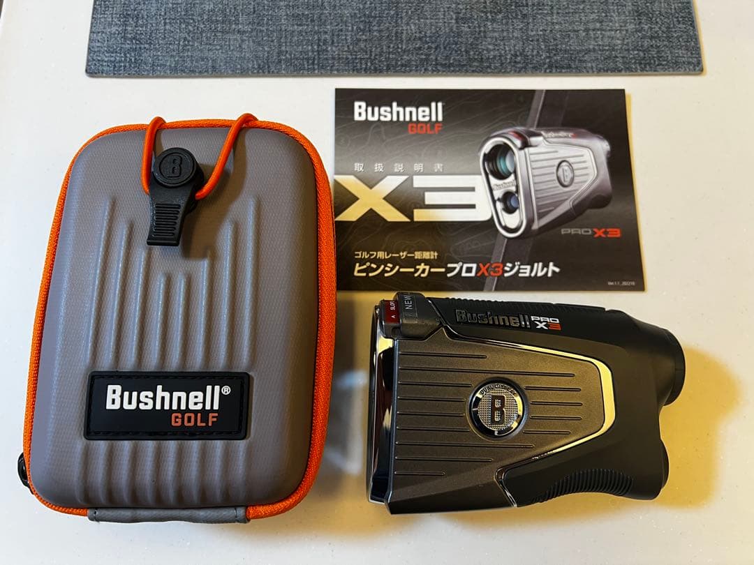 Bushnell Pro X3 ゴルフ用距離計 ケース付き