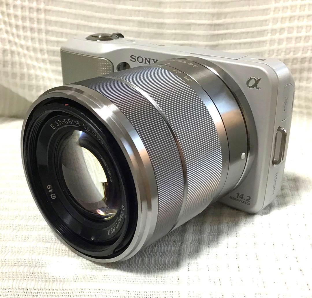 【早いもの勝ち】 SONY α NEX-3 ホワイト ミラーレス一眼