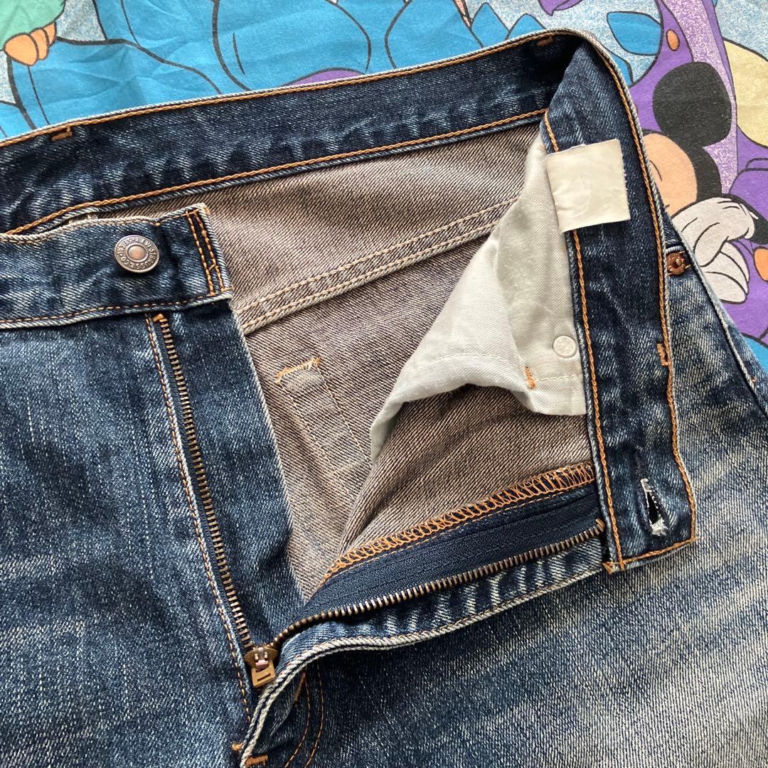 00sリーバイス517 デニムパンツ　フレア　ブーツカット ヒゲ　縦落ち　W34