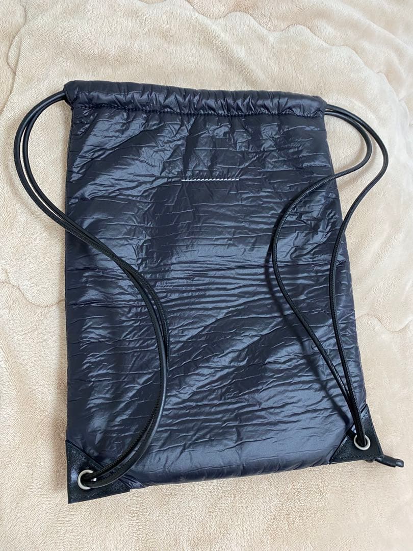MM6 maison margiela ドローストリングバッグ　ブラック