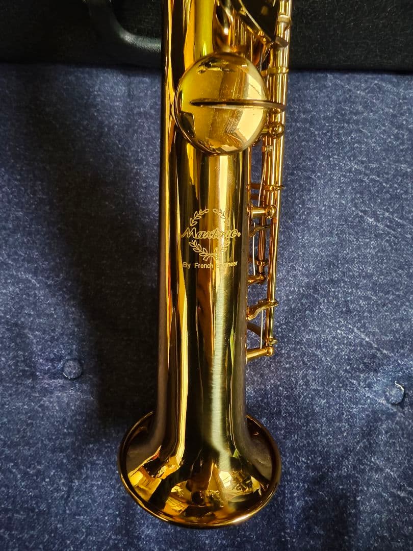 MAXTONE ソプラノサックス 管楽器 ハードケース付属