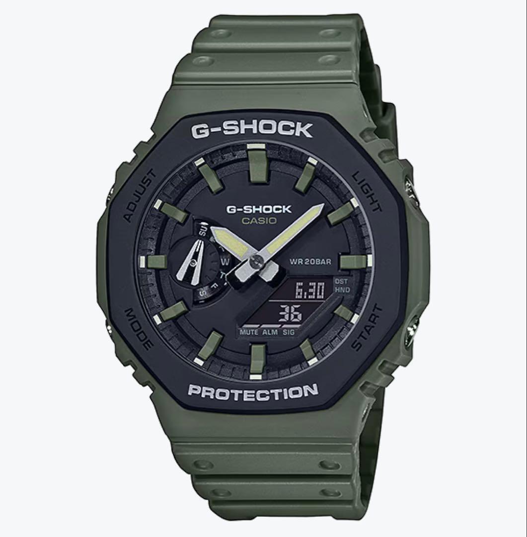 【極美品】CASIO G-SHOCK GA-2110SU オリーブグリーン