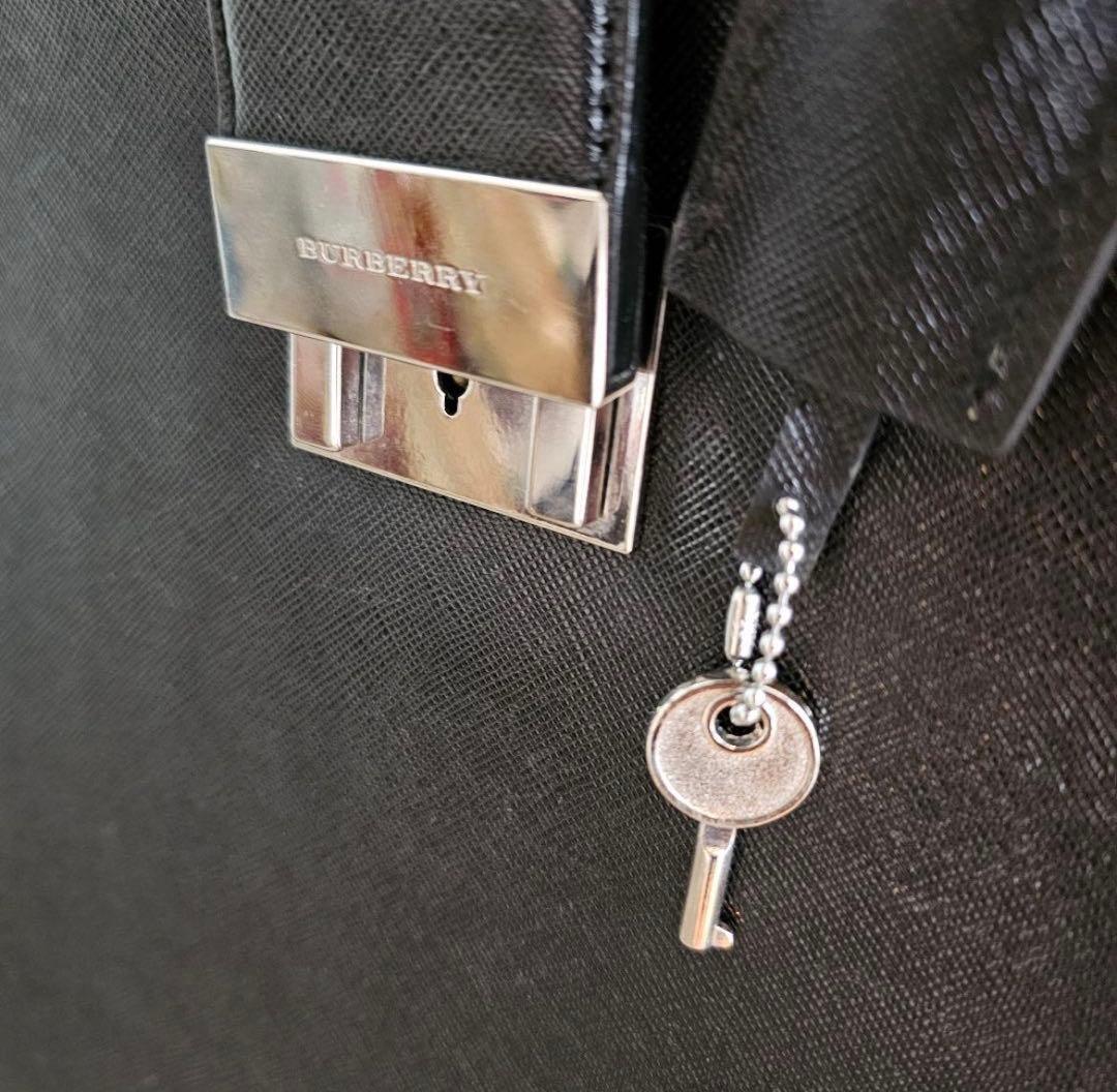 BURBERRY バーバリー ダレスバッグ ドクターバッグ 本革 レザー 鞄 鍵