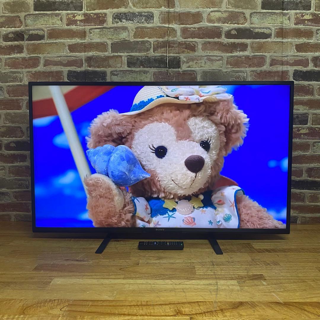 SONY 43V型 4K チューナーレス 液晶テレビ BRAVIA 動画アプリ○