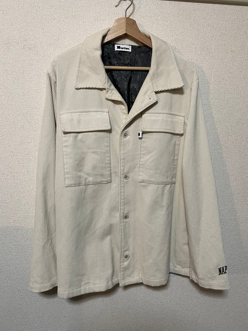 Naptimeコーデュロイジャケット Nissy Mベージュ ナップタイム