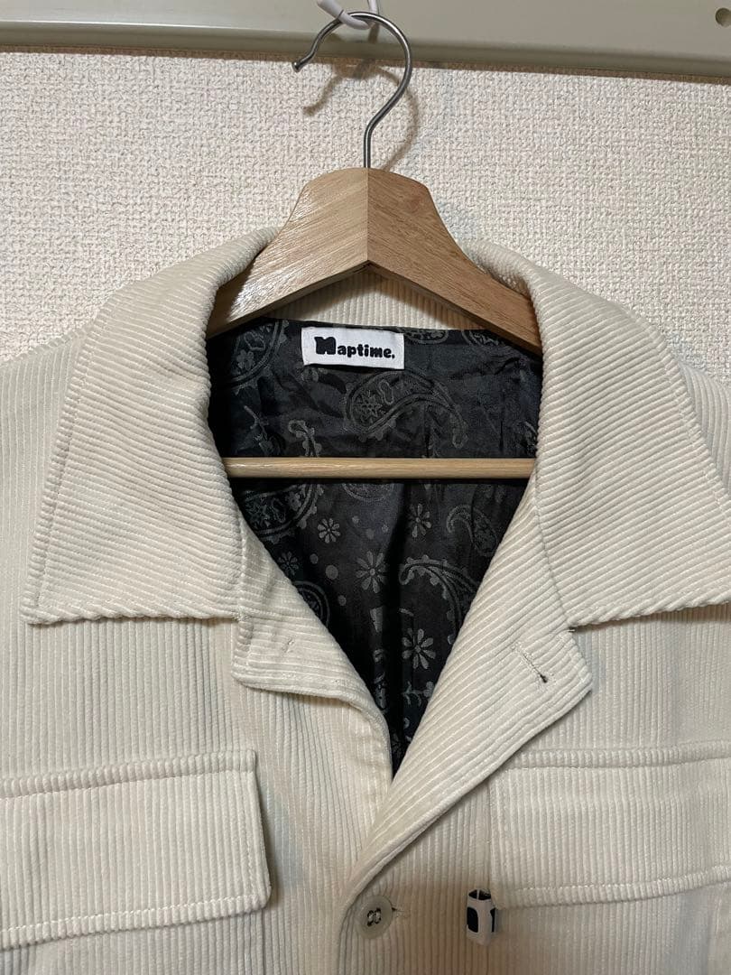 Naptimeコーデュロイジャケット Nissy Mベージュ ナップタイム