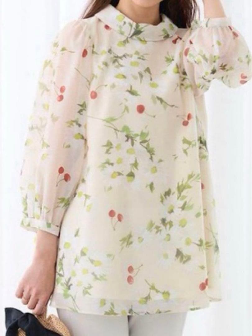 ローズティアラ　チェリーメデイジーブラウス　チュニック　46 新品