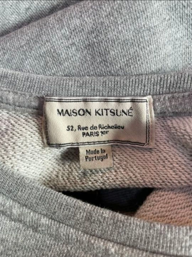 ★週末限定価格★MAISON KITSUNE 刺繍 スウェット キツネ柄