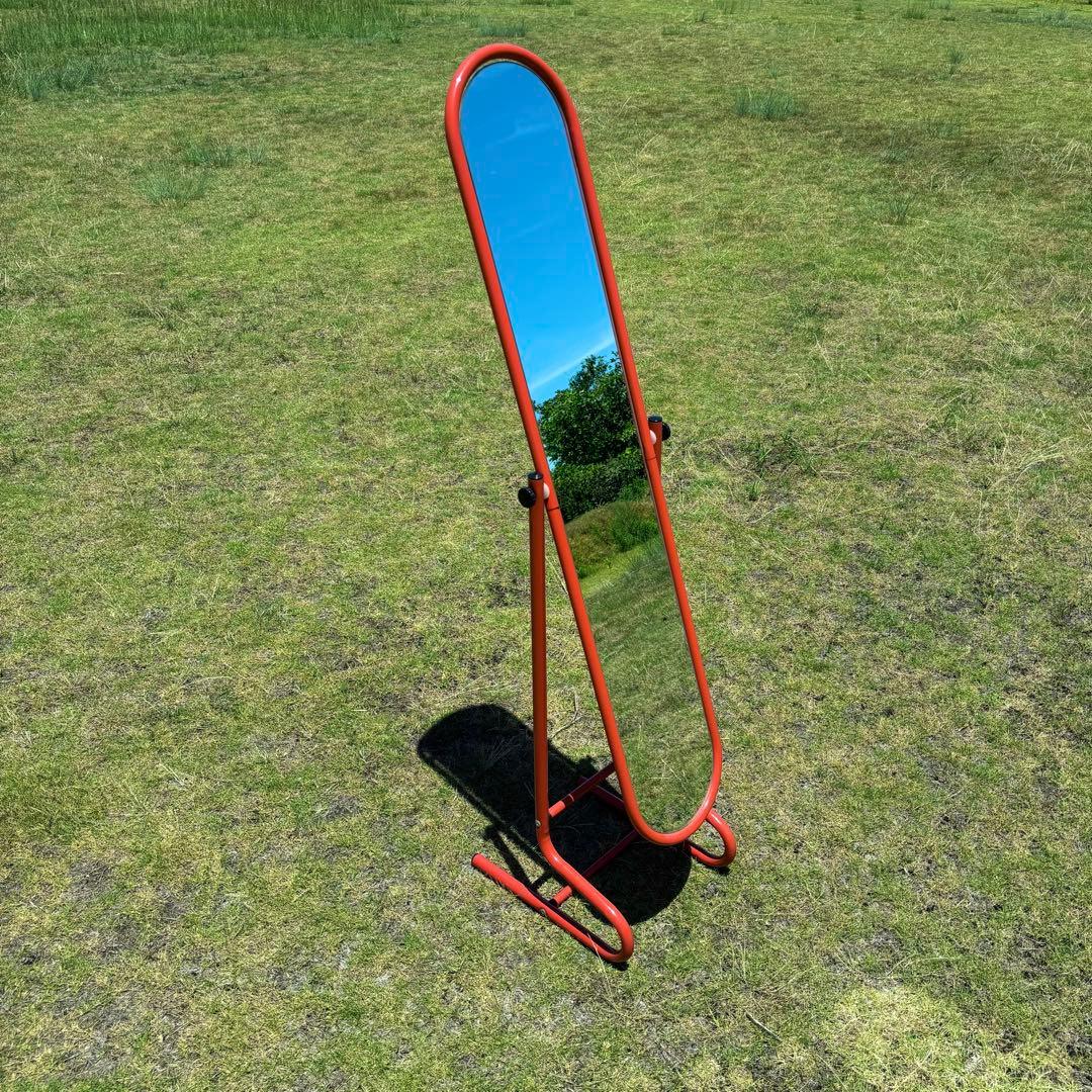 スタンドミラー 姿見 鏡 レトロポップ ポストモダン