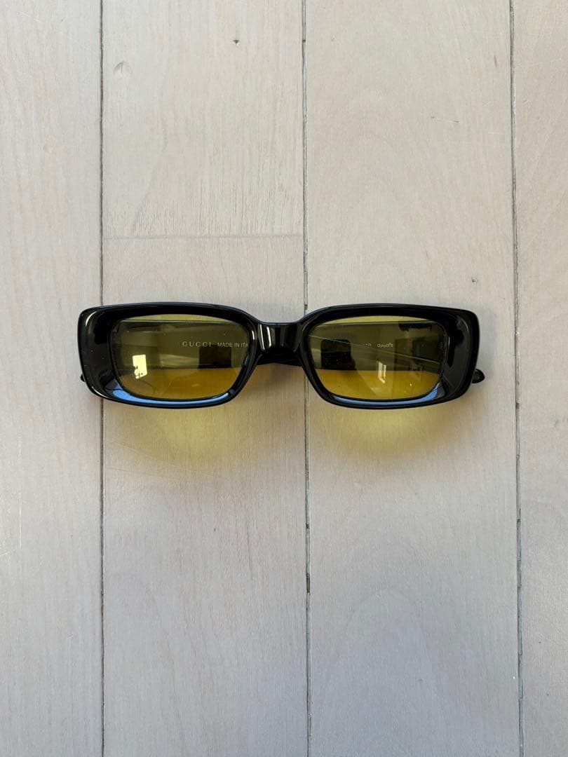 Gucci GG0061S サングラス ブラック/イエロー