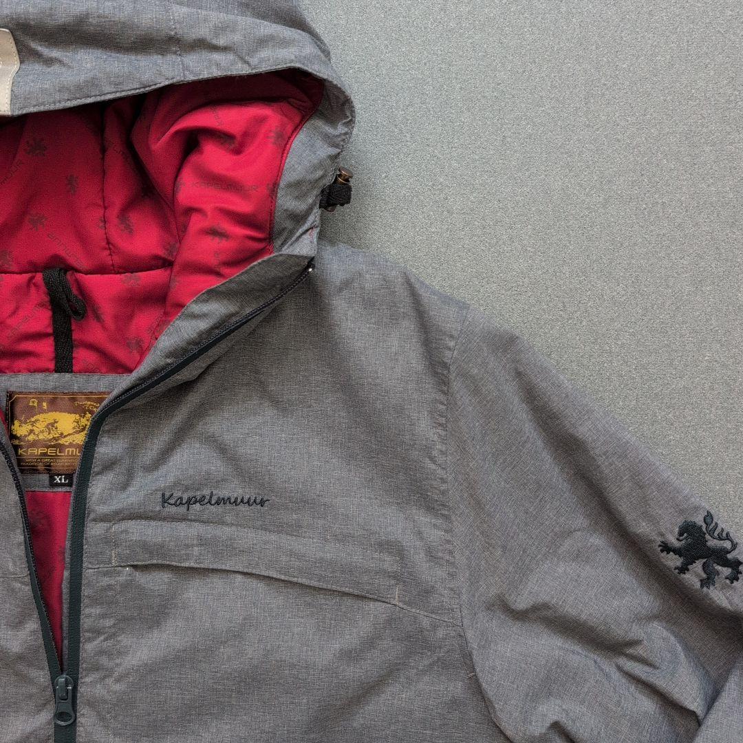 【美品】カペルミュール　サイクルダウンパーカー　グレー　XL