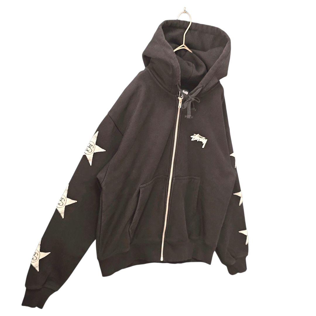 iyooo STUSSY Stars Zip パーカー Mサイズ
