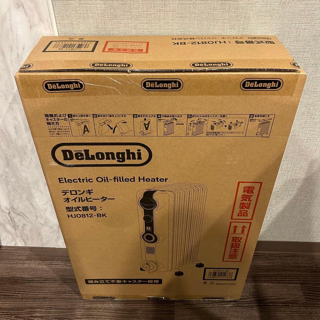デロンギ　オイルヒーター　HJ0812-BK