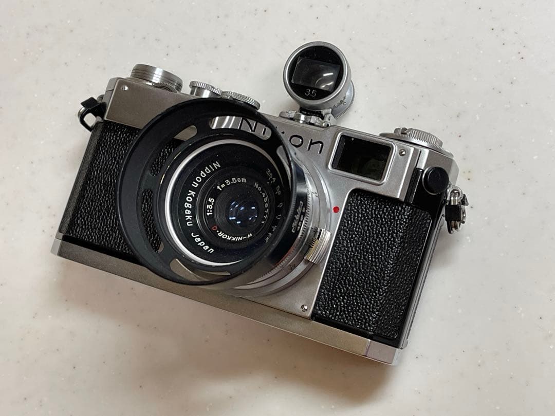 Nikon S2 35mmファインダー 交換レンズ付き