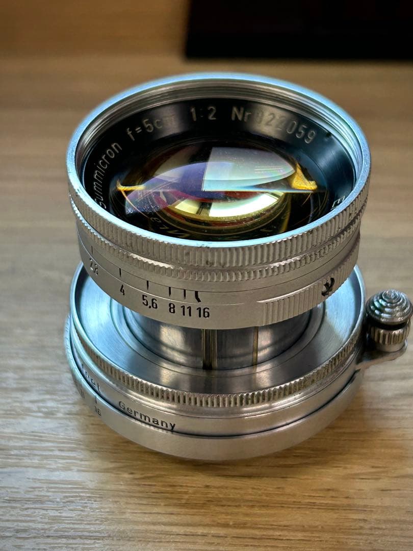 トリウム　Summicron 5cm f/2 レンズ Lマウント　Leica