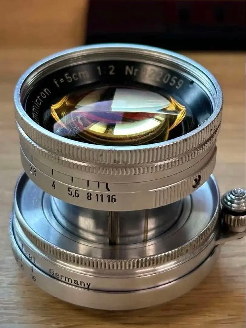 トリウム　Summicron 5cm f/2 レンズ Lマウント　Leica
