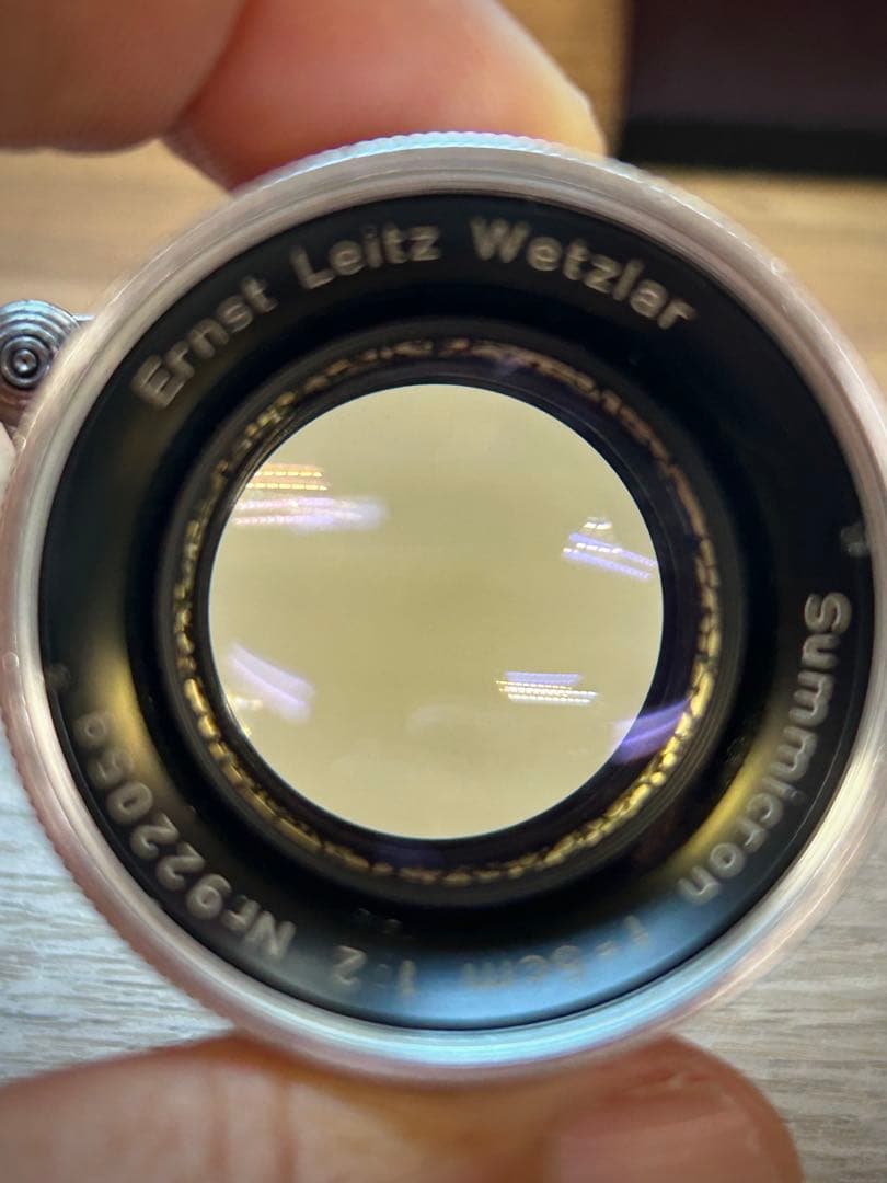 トリウム　Summicron 5cm f/2 レンズ Lマウント　Leica