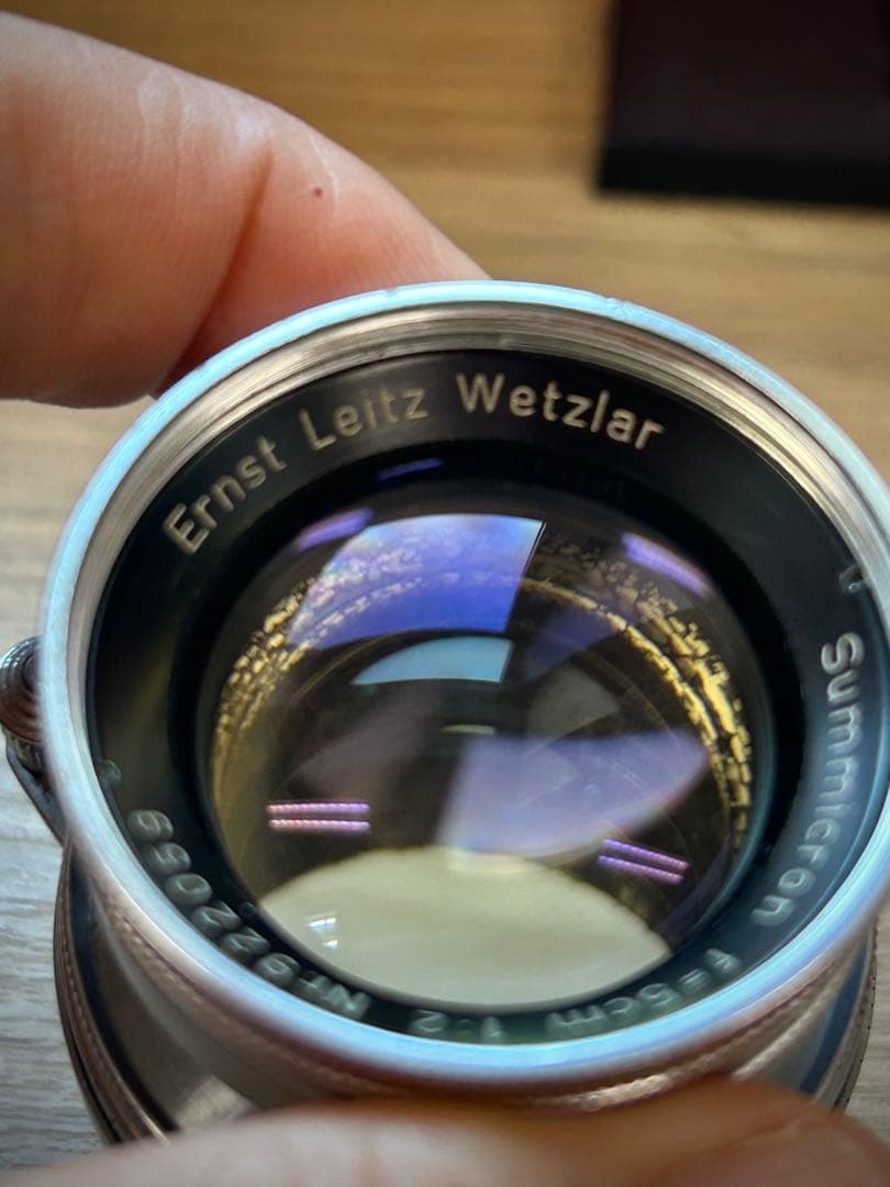 トリウム　Summicron 5cm f/2 レンズ Lマウント　Leica