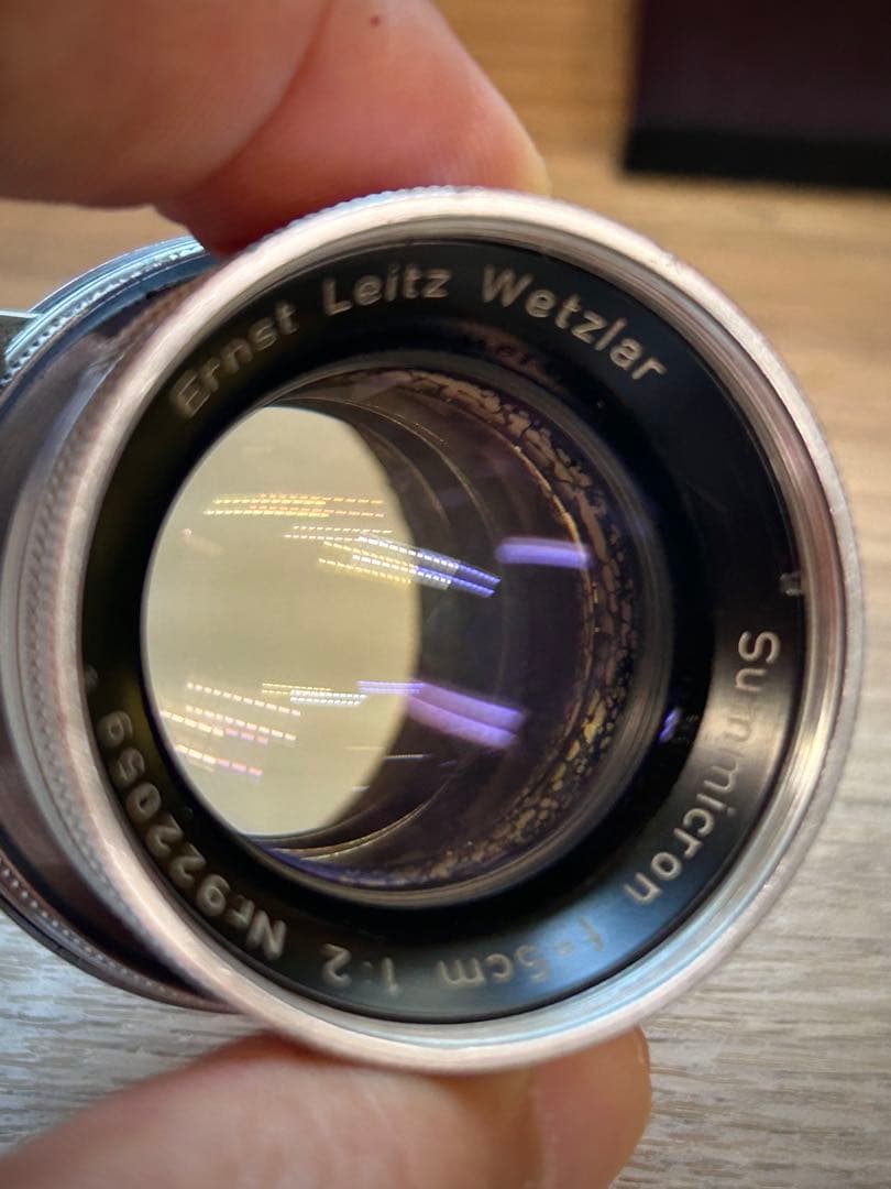 トリウム　Summicron 5cm f/2 レンズ Lマウント　Leica