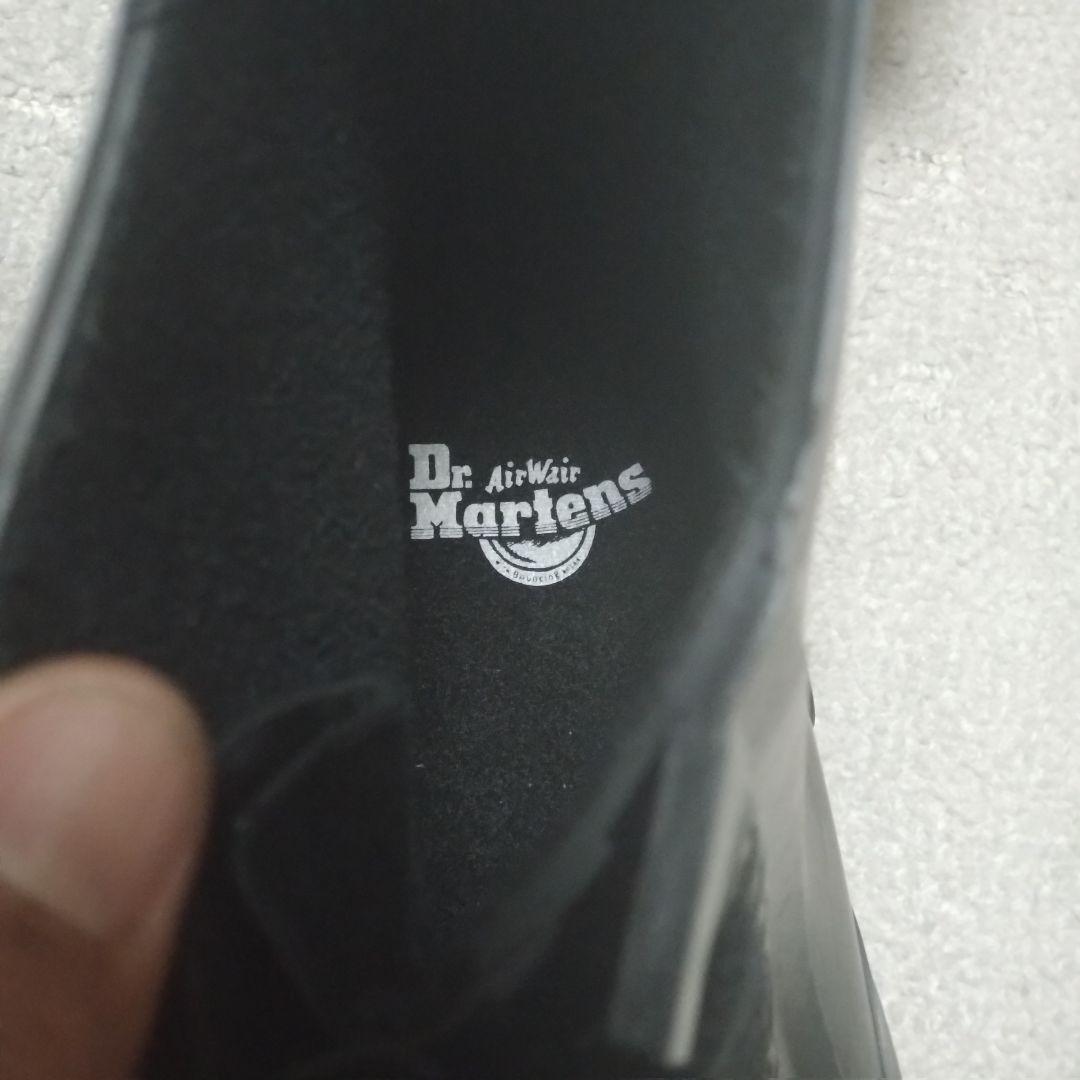 極美品 Dr.Martens ドクターマーチン　レインブーツ　ブラック編み上げ
