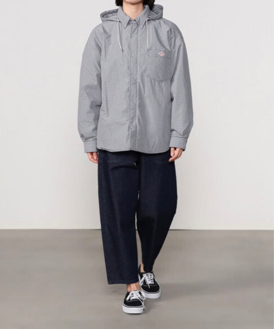 【完売品】DANTON ダントン フーデットシャツジャケット