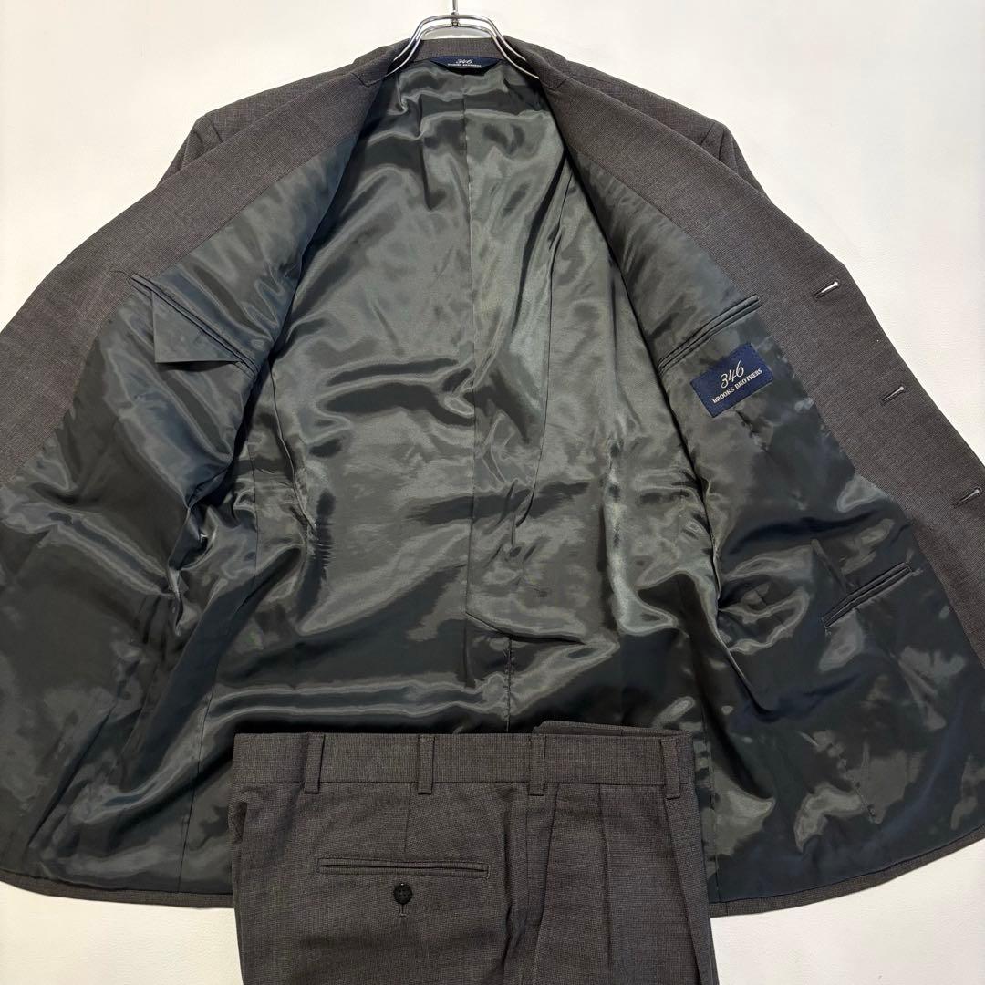 ブルックスブラザーズ スーツ セットアップ Lサイズ グレー ビジネス