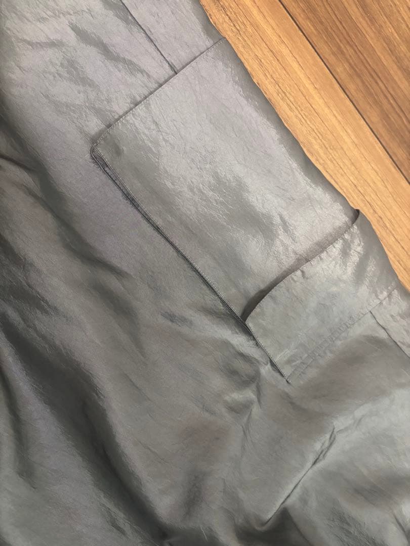 lig. リグドット　　wide cargo pants グレー