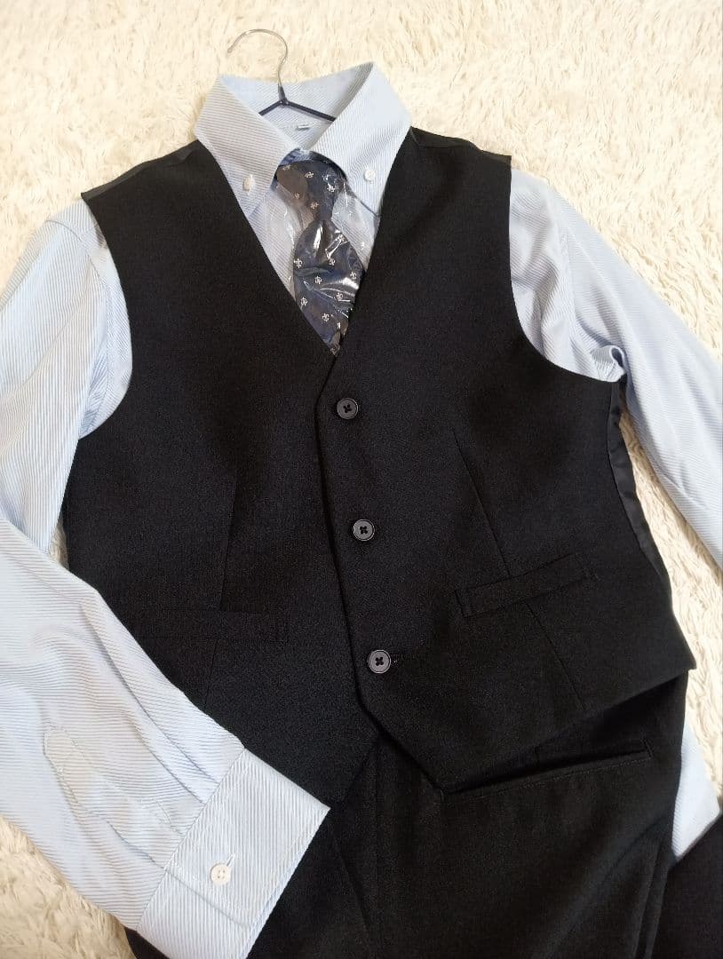 新品　WONDERFACTORY　スーツ　160　ブラック