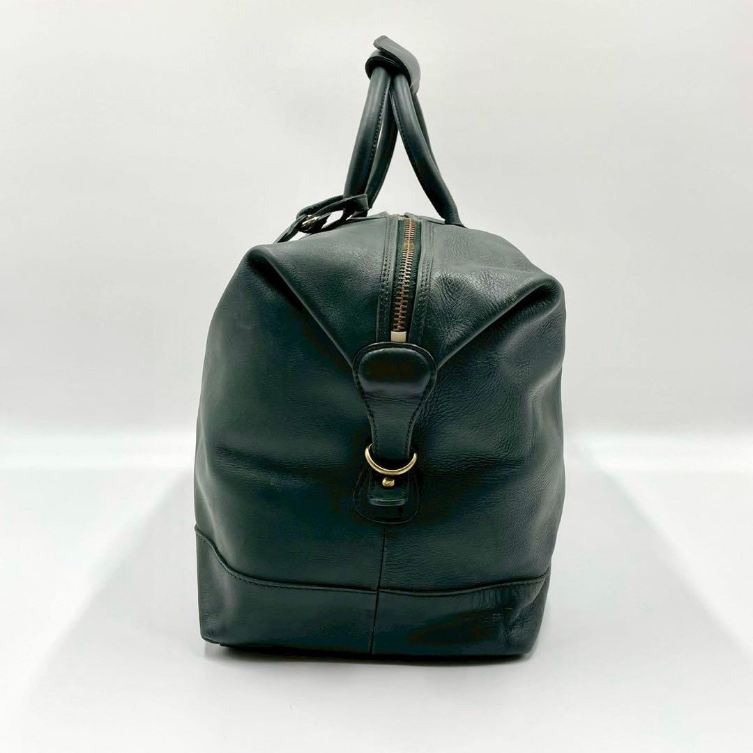 coach vintage オールドコーチ ボストンバッグ レザー グリーン