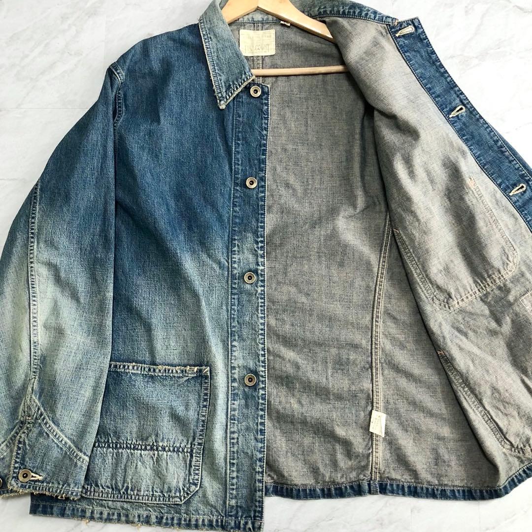 【希少 美品】 fullcount カバーオール 大戦モデル ダメージ 44