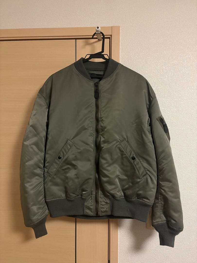 ジャケット・アウター LENO MA-1 JACKET SAGE GREENSIZE0