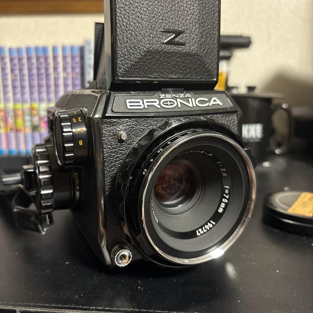 Zenza Bronica S2 フィルムカメラ 75mm レトロ