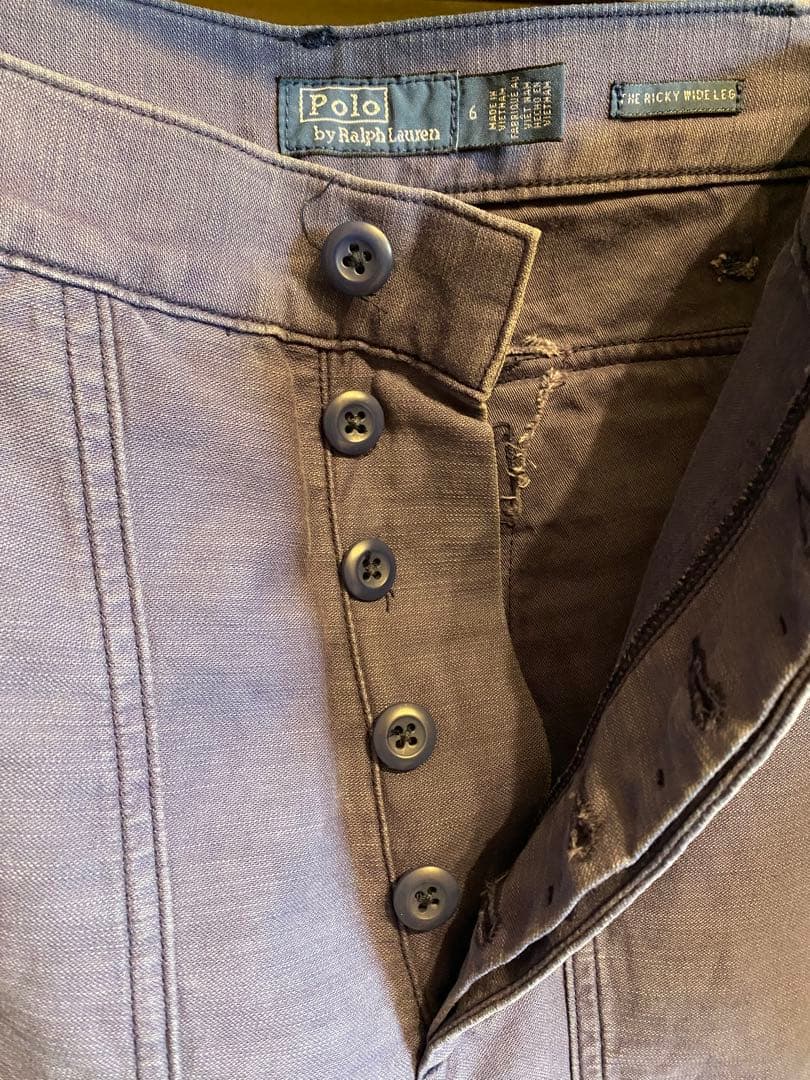 Polo by Ralph Lauren コットンベイカーパンツ 茄子紺